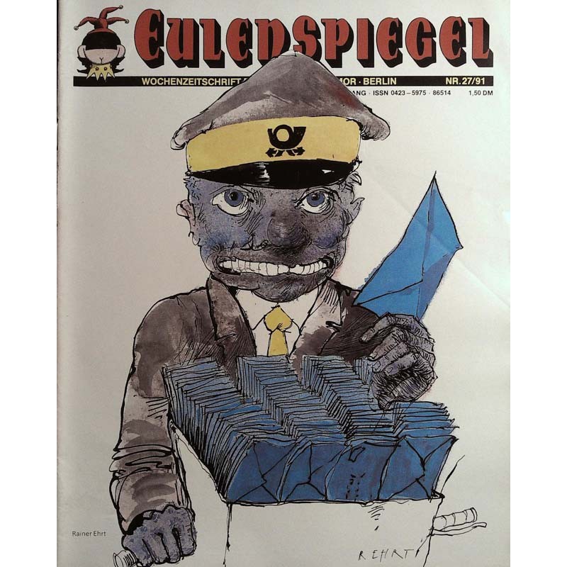 Eulenspiegel Nr. 27 / 1991 - Deutsche Post von Rainer Ehrt