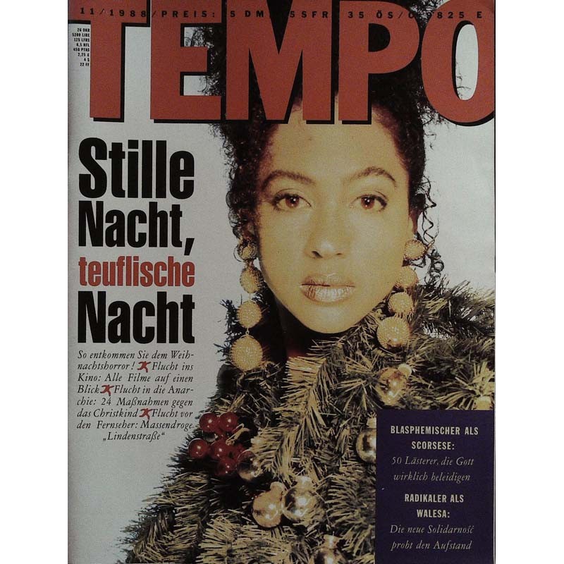 Tempo 11 / November 1988 - Stille Nacht, teuflische Nacht