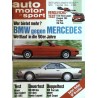 auto motor & sport Heft 8 / 7 April 1989 - BMW vs. Mercedes
