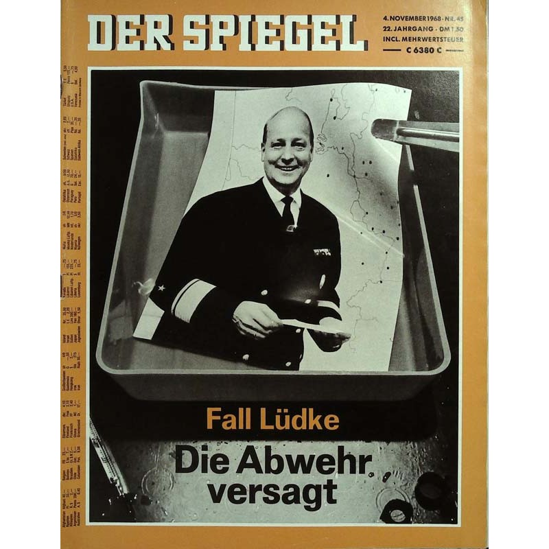 Der Spiegel Nr.45 / 4 November 1968 - Fall Lüdke