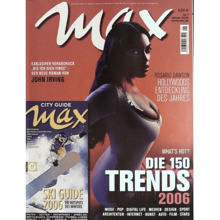 Max Magazin Nr.1 / Januar 2006 - Whats Hot?