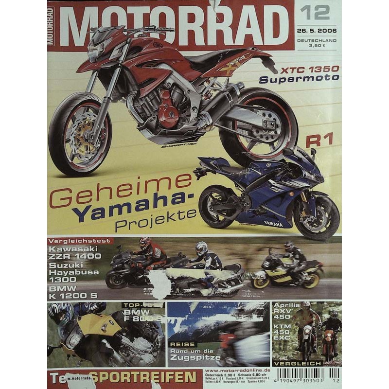 Das Motorrad Nr.12 / 26 Mai 2006 - Geheime Yamaha Projekte