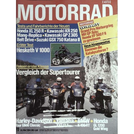 Das Motorrad Nr.11 / 23 Mai 1984 - Reisen erster Klasse