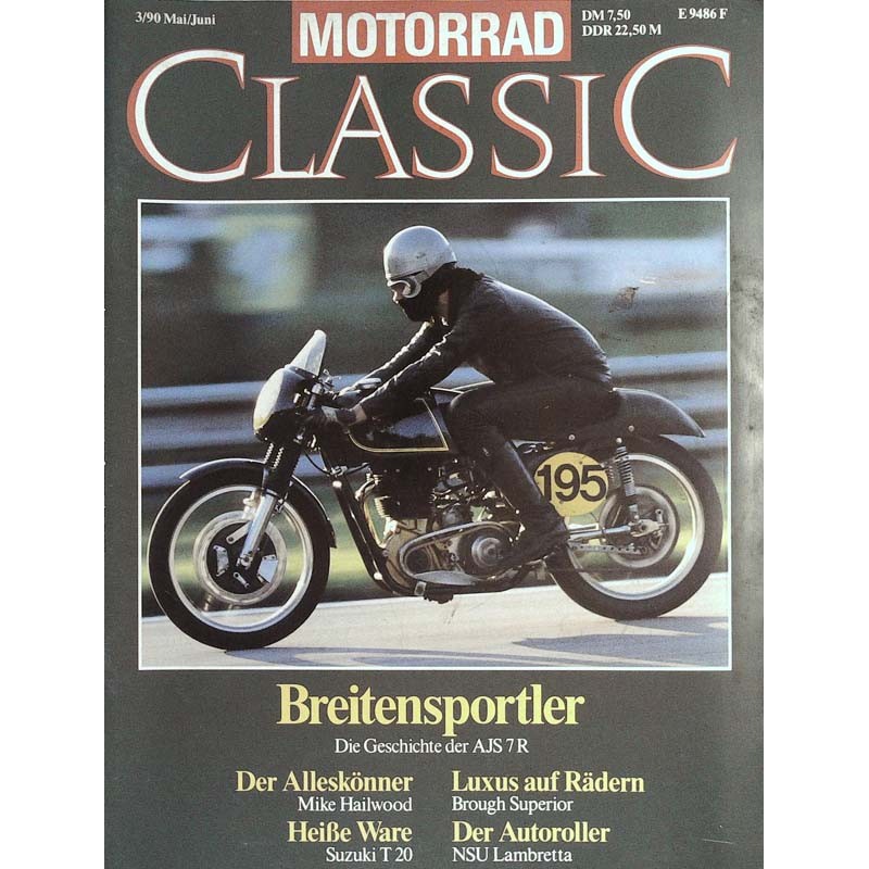 Motorrad Classic 3/90 - Mai/Juni 1990 - Breitensportler