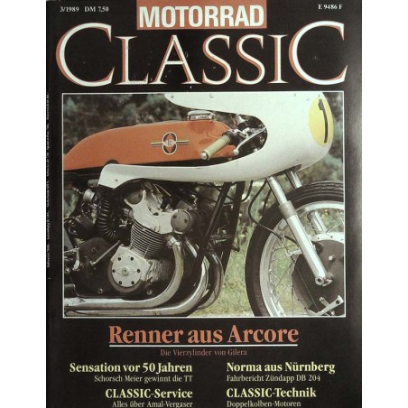 Motorrad Classic 3/1989 - Renner aus Arcore