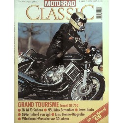 Motorrad Classic 2/94 - März/April 1994 - Suzuki GT 750