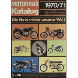 Motorrad Katalog Nr. 1 von 1970/71- Die Motorräder unserer Welt