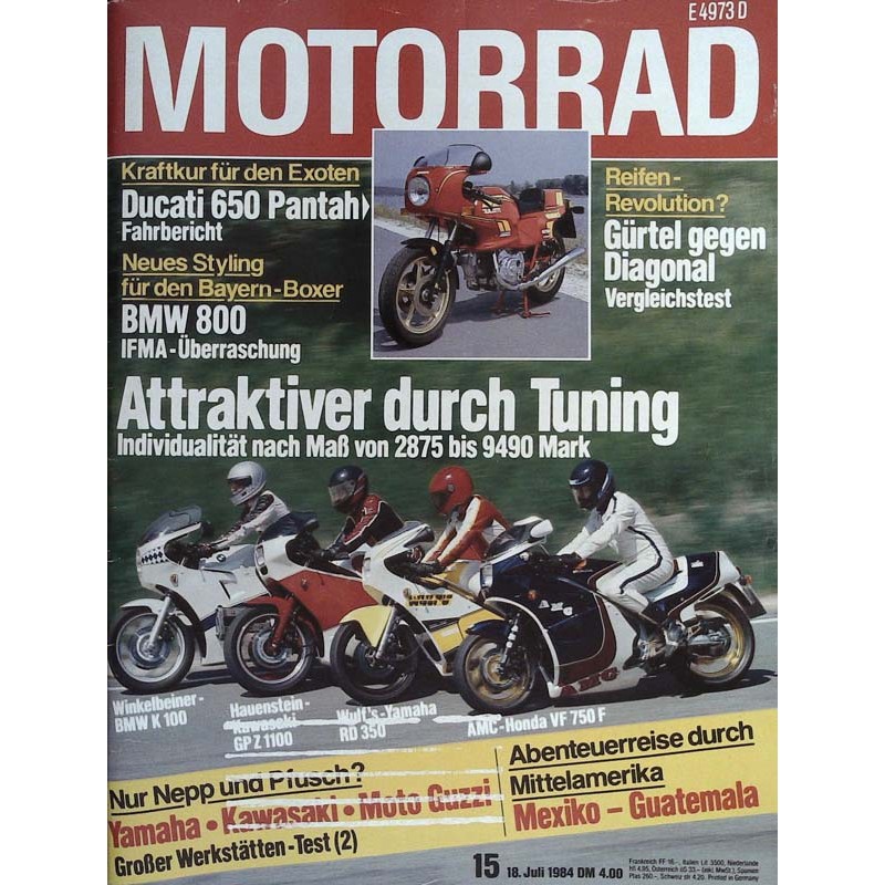 Das Motorrad Nr.15 / 18 Juli 1984 - Attratktiver durch Tuning