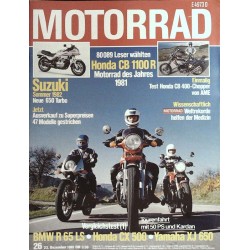 Das Motorrad Nr.26 / 23 Dezember 1981 - Tourenfahrt mit 50 PS