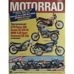 Das Motorrad Nr.25 / 9 Dezember 1981 - Wann kommen Sie?