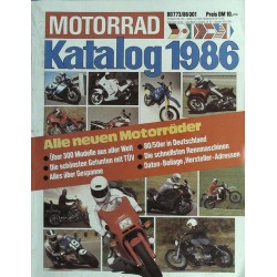 Motorrad Katalog Ausgabe 17 von 1986 - Alle neuen Motorräder