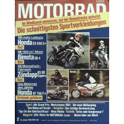 Das Motorrad Nr.2 / 19 Januar 1983 - Sportverkleidungen