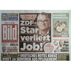 Bild Zeitung Freitag, 31 Mai 2024 - ZDF-Star verliert Job!