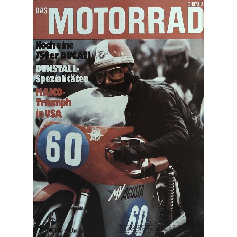 Das Motorrad Nr.1 / 9 Januar 1971 - Glückhafte Fahrt