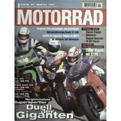Das Motorrad Nr.9 / 13 April 1996 - Duell der Giganten