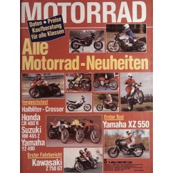 Das Motorrad Nr.5 / 3 März 1982 - Motorrad Neuheiten