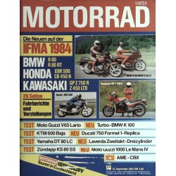 Das Motorrad Nr.19 / 12 September 1984 - Die neuen auf der IFMA