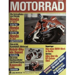 Das Motorrad Nr.6 / 14 März 1984 - Honda VF 1000 R