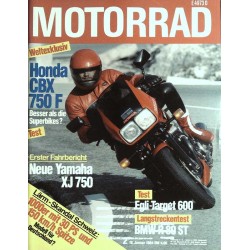 Das Motorrad Nr.2 / 18 Januar 1984 - Honda CBX 750 F