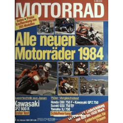 Das Motorrad Nr.5 / 29 Februar 1984 - Neue Motorräder