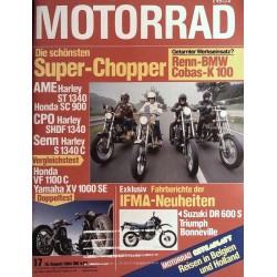 Das Motorrad Nr.17 / 15 August 1984 - Super Chopper