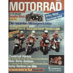 Motorrad Nr.9 / 24 April 1985 - Die rasanten Mittelgewichtler