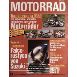 Motorrad Nr.25 / 4 Dezember 1985 - Falco-Rustyco Suzuki