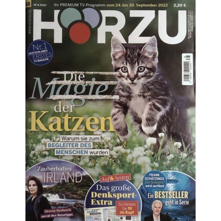 HÖRZU 38 / 24 bis 30 September 2022 - Die Magie der Katzen