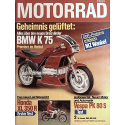 Das Motorrad Nr.2 / 16 Januar 1985 - BMW K 75