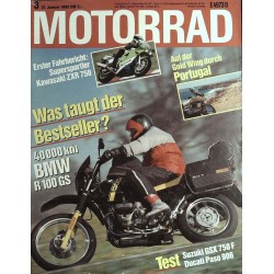 Das Motorrad Nr.3 / 21 Januar 1989 - BMW R 100 GS