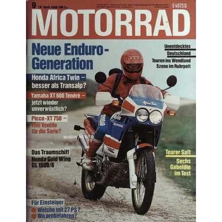 Das Motorrad Nr.9 / 16 April 1988 - Honda Africa Twin