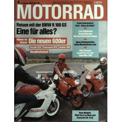 Das Motorrad Nr.4 / 6 Februar 1988 - Die neuen 600er
