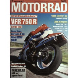 Das Motorrad Nr.7 / 19 März 1988 - Honda VFR 750 R