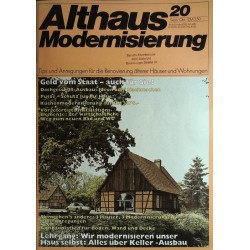 Althaus Modernisierung Nr. 20 - September / Oktober 1977