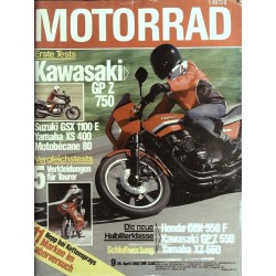Das Motorrad Nr.9 / 28 April 1982 - Kawasaki GP Z 750