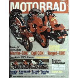 Das Motorrad Nr.12 / 9 Juni 1982 - Honda Sechszylinder