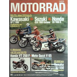 Das Motorrad Nr.14 / 7 Juli 1982 - Kawasaki, Honda, Suzuki