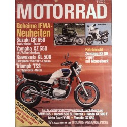 Motorrad Nr.17 / 18 August 1982 - Suzuki GR 650