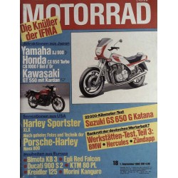 Motorrad Nr.18 / 1 September 1982 - Attraktionen aus Japan