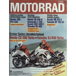 Das Motorrad Nr.13 / 23 Juni 1982 - Turbo Vergleichstest