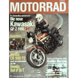 Motorrad Nr.1 / 7 Januar 1981 - Kawasaki GP Z 1100