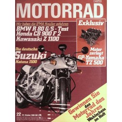 Motorrad Nr.22 / 29 Oktober 1980 - Suzuki Katana 1100