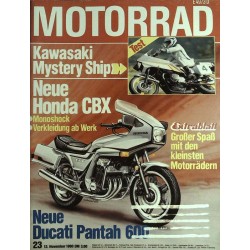 Motorrad Nr.23 / 121 November 1980 - Neue Honda CBX