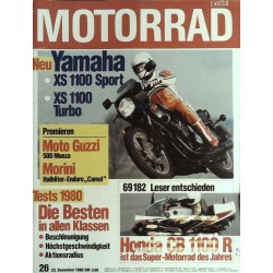 Motorrad Nr.26 / 23 Dezember 1980 - Yamaha XS 1100 Sport