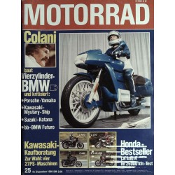 Motorrad Nr.25 / 10 Dezember 1980 - Vierzylinder BMW