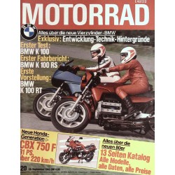 Das Motorrad Nr.20 / 28 September 1983 - Vierzylinder BMW