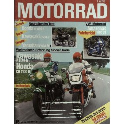 Motorrad Nr.15 / 20 Juli 1983 - Kawasaki & Honda