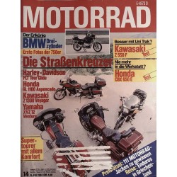 Motorrad Nr.14 / 6 Juli 1983 - Die Straßenkreuzer