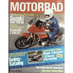 Motorrad Nr.3 / 2 Februar 1983 - Suzuki GSX 750 ES