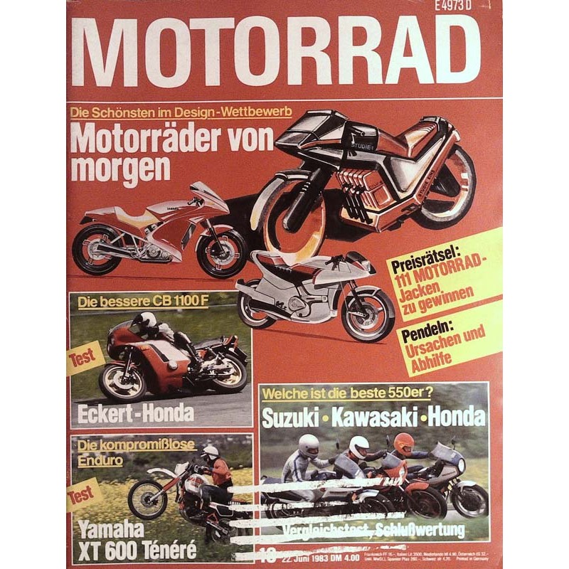 Motorrad Nr.13 / 22 Juni 1983 - Motorräder von morgen